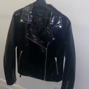 Leather jacket plus size